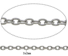 Surgical steel chain bracelet, Hypoallergenic, Waterproof non tarnish jewelry, Ankle size available