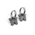 Earring charms with Titanium huggie hoops, Hypoallergenic implant grade jewelry for sensitive ears, Tarnish free