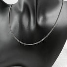 Pure titanium curb chain necklace, Waterproof non tarnish necklace, Hypoallergenic men women jewelry