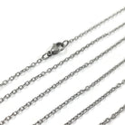 Surgical steel chain necklace, Hypoallergenic, Waterproof non tarnish jewelry